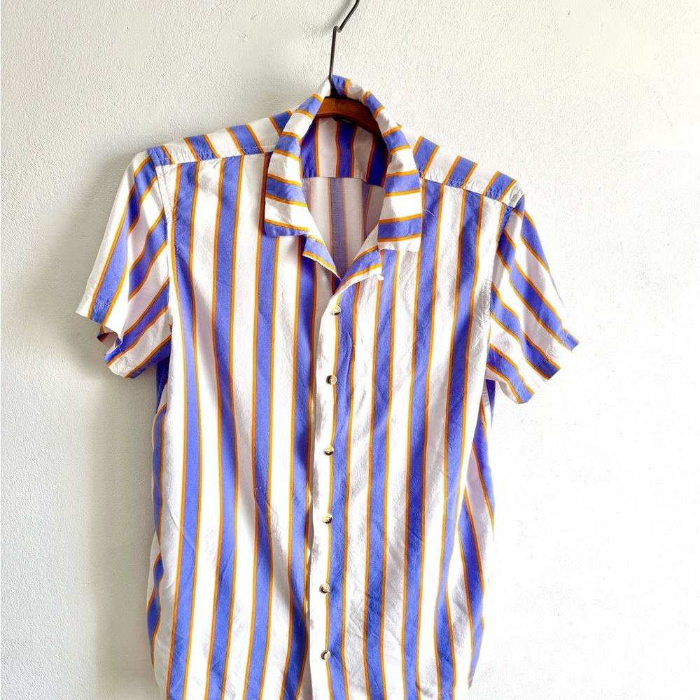 Pacsun Striped Short Sleeve Men's M Shirt